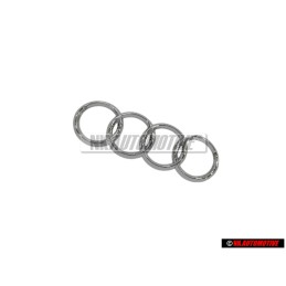Audi Original Ringe Hinten Schriftzug Emblem Logo Zeichen Chrom - 4B5853742 2ZZ
