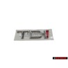 Audi Original TDI Hinten Schriftzug Emblem Logo Chrom Rot - 4A9853737 2ZZ
