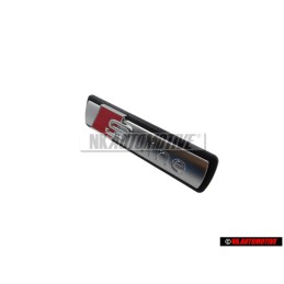 Audi Original S-LINE Vorne Kühlergrill Emblem Schriftzug Chrom - 4F0853736A VUJ