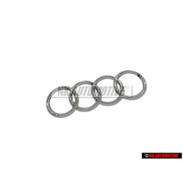 Audi Original Ringe Hinten Schriftzug Emblem Logo Zeichen Chrom - 8D5853742 2ZZ