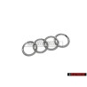 Audi Original Ringe Hinten Schriftzug Emblem Logo Zeichen Chrom - 8D5853742 2ZZ