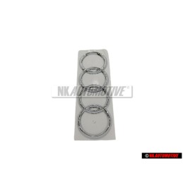 Audi Original Ringe Hinten Schriftzug Emblem Logo Zeichen Chrom - 8D5853742 2ZZ