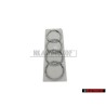 Audi Original Ringe Hinten Schriftzug Emblem Logo Zeichen Chrom - 8D5853742 2ZZ