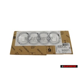 Audi Original Ringe Hinten Schriftzug Emblem Logo Zeichen Chrom - 8D5853742 2ZZ