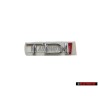 Audi Original TDI Hinten Schriftzug Emblem Logo Chrom Rot - 8D5853737C 2ZZ