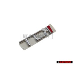 Audi Original TDI Hinten Schriftzug Emblem Logo Chrom Rot - 8D5853737C 2ZZ
