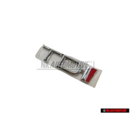 Audi Original TDI Hinten Schriftzug Emblem Logo Chrom Rot - 8D5853737C 2ZZ