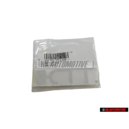Audi Original TDI Hinten Schriftzug Emblem Logo Chrom Rot - 8D5853737C 2ZZ