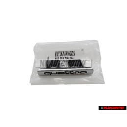Audi Original QUATTRO Vorne Kühlergrill Emblem Schriftzug Chrom - 8E0853736 2ZZ