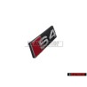 Audi Original S4 Vorne Kühlergrill Emblem Schriftzug - 8K0853736A 2ZZ