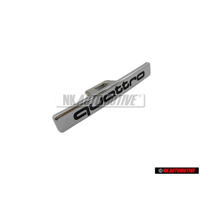 Audi Original QUATTRO Vorne Kühlergrill Emblem Schriftzug Chrom - 8K9853736 2ZZ