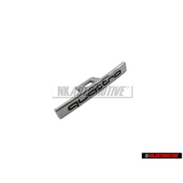 Audi Original QUATTRO Vorne Kühlergrill Emblem Schriftzug Chrom - 8K9853736 2ZZ