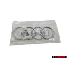 Audi Original Ringe Hinten Schriftzug Emblem Logo Zeichen Chrom - 4L0853742 2ZZ