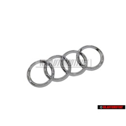 Audi Original Ringe Hinten Schriftzug Emblem Logo Zeichen Chrom - 4L0853742 2ZZ