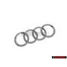 Audi Original Ringe Hinten Schriftzug Emblem Logo Zeichen Chrom - 4L0853742 2ZZ