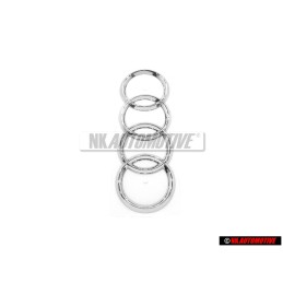 Audi Original Ringe Hinten Schriftzug Emblem Logo Zeichen Chrom - 4L0853742 2ZZ