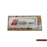 Audi Original RS4 Hinten Schriftzug Emblem Logo Chrom Rot - 8D9853740 2ZZ