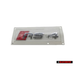 Audi Original RS4 Hinten Schriftzug Emblem Logo Chrom Rot - 8D9853740 2ZZ