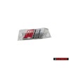 Audi Original S4 Hinten Schriftzug Emblem Logo Chrom Rot - 8D5853737G 2ZZ
