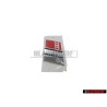 Audi Original S4 Hinten Schriftzug Emblem Logo Chrom Rot - 8D5853737G 2ZZ