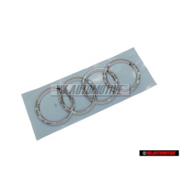 Audi Original Ringe Hinten Schriftzug Emblem Logo Zeichen Chrom - 4F9853742 2ZZ