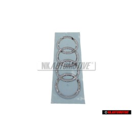 Audi Original Ringe Hinten Schriftzug Emblem Logo Zeichen Chrom - 4F9853742 2ZZ