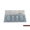 Audi Original Ringe Hinten Schriftzug Emblem Logo Zeichen Chrom - 4F9853742 2ZZ