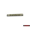 Audi Original QUATTRO Armaturenbrett Schriftzug Emblem Logo - 857853681A 01C