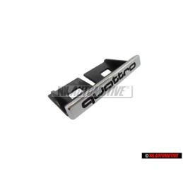 Audi Original QUATTRO Vorne Kühlergrill Emblem Schriftzug Chrom - 8P4853736B 2ZZ