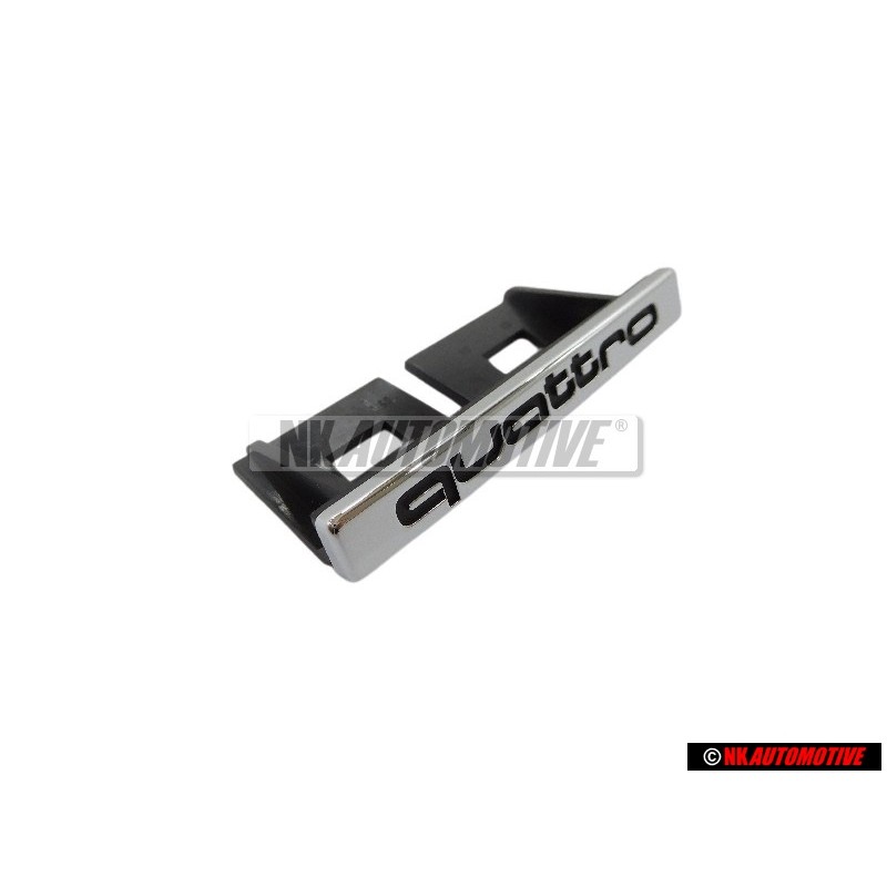 Audi Original QUATTRO Vorne Kühlergrill Emblem Schriftzug Chrom - 8P4853736B 2ZZ