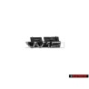 Audi Original W12 Vorne Kühlergrill Emblem Schriftzug Chrom - 4E0853738 2ZZ