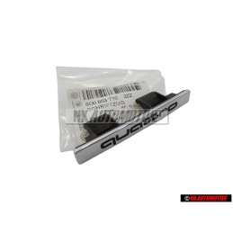 Audi Original QUATTRO Vorne Kühlergrill Emblem Schriftzug Chrom - 8D0853736 2ZZ