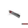 Audi Original S-LINE Vorne Kühlergrill Emblem Schriftzug Chrom - 4F0853736B 2ZZ