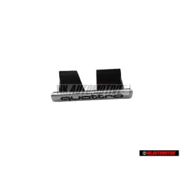 Audi Original QUATTRO Vorne Kühlergrill Emblem Schriftzug Chrom - 8H0853736 2ZZ