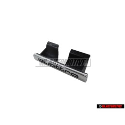 Audi Original QUATTRO Vorne Kühlergrill Emblem Schriftzug Chrom - 8H0853736 2ZZ