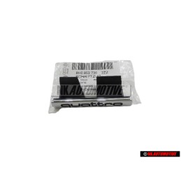 Audi Original QUATTRO Vorne Kühlergrill Emblem Schriftzug Chrom - 8H0853736 2ZZ