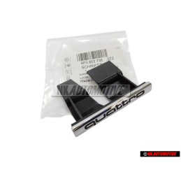 Audi Original QUATTRO Vorne Kühlergrill Emblem Schriftzug Chrom - 8P3853736 2ZZ