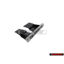 Audi Original QUATTRO Vorne Kühlergrill Emblem Schriftzug Chrom - 8P3853736 2ZZ