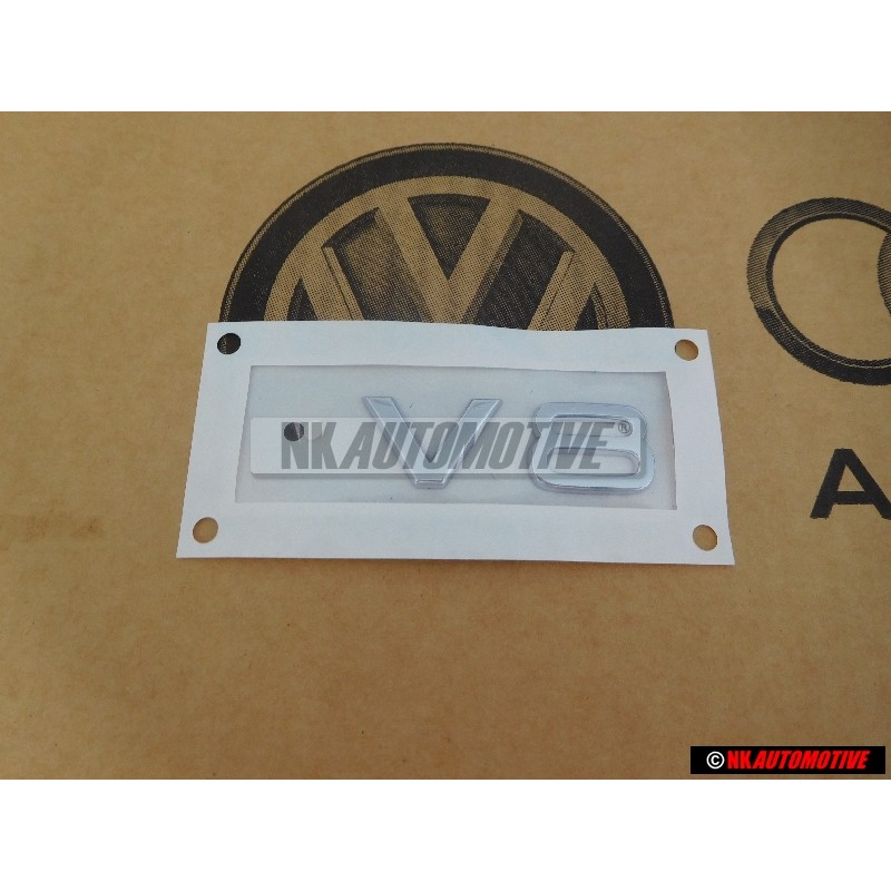 Audi Original V8 Hinten Schriftzug Emblem Logo Chrom - 8E0853601B