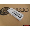 VW Original Schlüsselanhänger Silber/Schwarz - 000087010K YPN