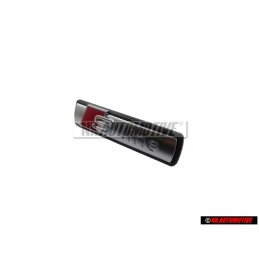 Audi Original S-LINE Vorne Kühlergrill Emblem Schriftzug Chrom - 4F0853736A 2ZZ