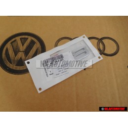 Audi Original S8 Hinten Schriftzug Emblem Logo Chrome Rot - 4D0853735A 2ZZ