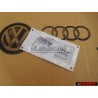 Audi Original S8 Hinten Schriftzug Emblem Logo Chrome Rot - 4D0853735A 2ZZ
