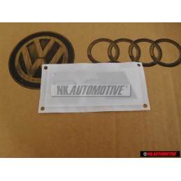 Audi Original S8 Hinten Schriftzug Emblem Logo Chrome Rot - 4D0853735A 2ZZ
