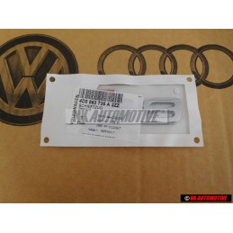 Audi Original S8 Hinten Schriftzug Emblem Logo Chrome Rot - 4D0853735A 2ZZ