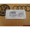 Audi Original S8 Hinten Schriftzug Emblem Logo Chrome Rot - 4D0853735A 2ZZ