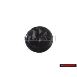 VW Original Hinten Emblem Logo Zeichen Schwarz 50mm - 191853601B 01C
