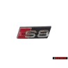 Audi Original S8 Vorne Kühlergrill Emblem Schriftzug - 4E0853740