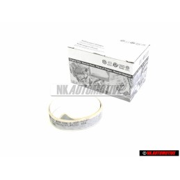 VW Original Zierstreifen Für Seitenteil Dunkelgrau-Metallic - 191853536A 3ZD