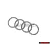 Audi Original Ringe Vorne Kühlergrill Emblem Logo Zeichen Chrom - 4H0853605C 2ZZ
